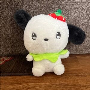 NWOT Sanrio Strawberry Hat Pocchacco Hanging Plush